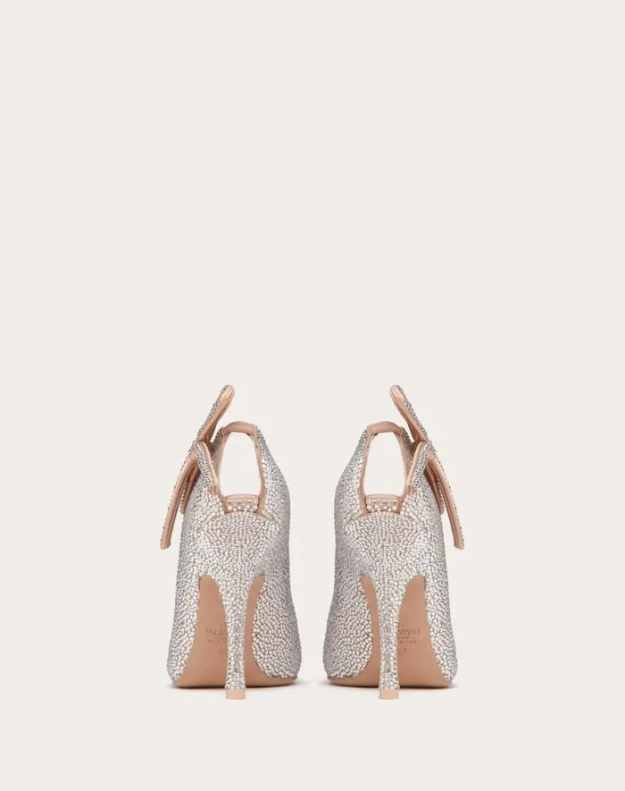 Valentino Pumps Woman Valentino Garavani Niteout Pump With Crystals 110 Mm For Woman In Crystal Crystal Valentino Pumps Woman Valentino Garavani Niteout Pump With Crystals 110 Mm For Woman In Crystal Crystal