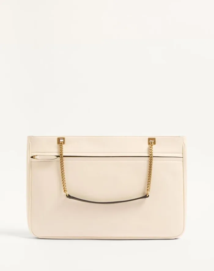 Valentino Shoulder Bags WomanMan Valentino Garavani Viva Superstar Medium Nappa Leather Shopping Bag For Woman In Blackbrown Blackbrown