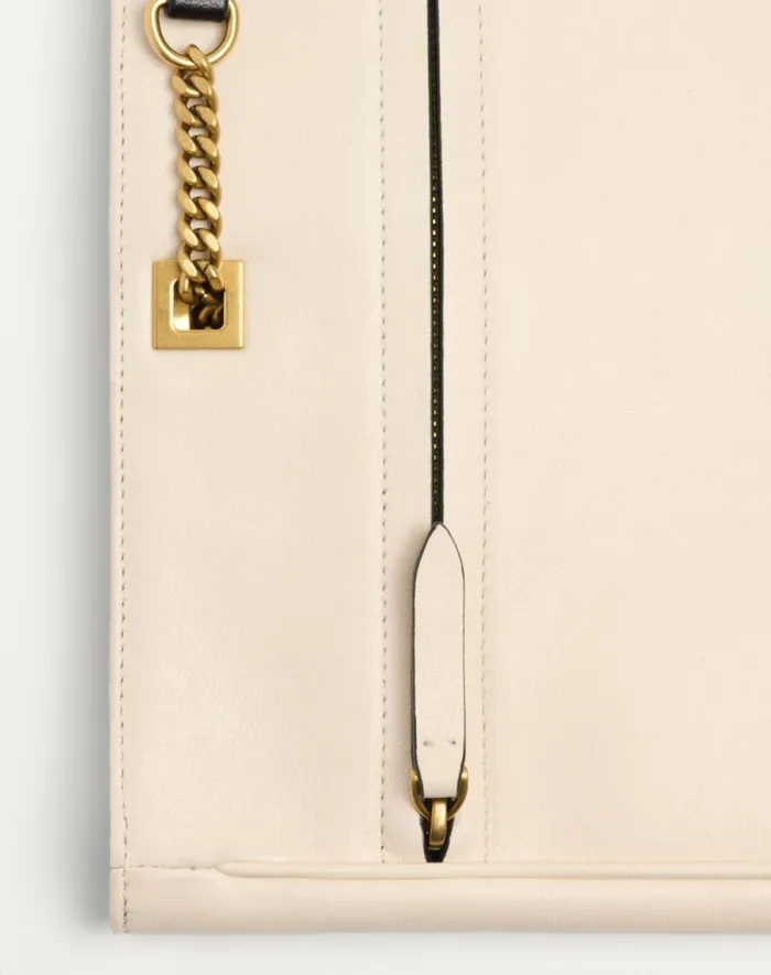 Valentino Shoulder Bags WomanMan Valentino Garavani Viva Superstar Nappa Leather Shopper For Woman In Ivoryblack Ivoryblack