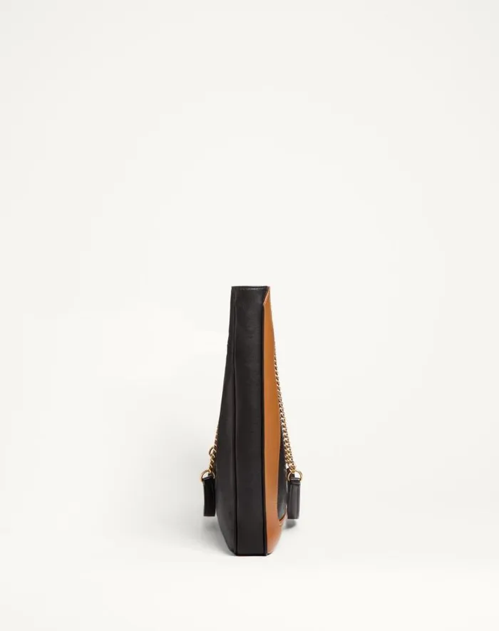 Valentino Shoulder Bags WomanMan Valentino Garavani Viva Superstar Nappa Leather Shopper For Woman In Ivoryblack Ivoryblack