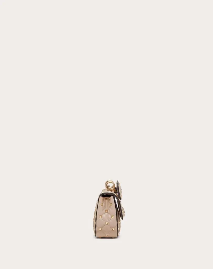 Valentino Shoulder Bags Woman Small Nappa Rockstud Spike Bag For Woman In Light Ivory Light Ivory Valentino Shoulder Bags Woman Small Nappa Rockstud Spike Bag For Woman In Light Ivory Light Ivory