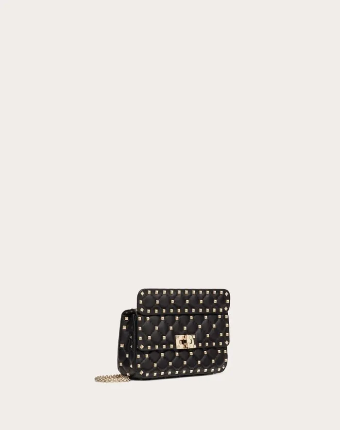 Valentino Shoulder Bags Woman Small Nappa Rockstud Spike Bag For Woman In Light Ivory Light Ivory Valentino Shoulder Bags Woman Small Nappa Rockstud Spike Bag For Woman In Light Ivory Light Ivory