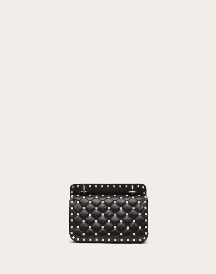 Valentino Shoulder Bags Woman Small Nappa Rockstud Spike Bag For Woman In Light Ivory Light Ivory Valentino Shoulder Bags Woman Small Nappa Rockstud Spike Bag For Woman In Light Ivory Light Ivory