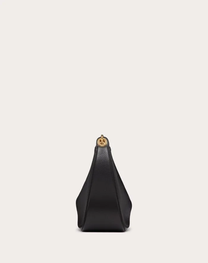 Valentino Shoulder Bags Woman Small Vlogo Moon Hobo Bag In Grainy Calfskin With Chain For Woman In Ivory Ivory Valentino Shoulder Bags Woman Small Vlogo Moon Hobo Bag In Grainy Calfskin With Chain For Woman In Ivory Ivory