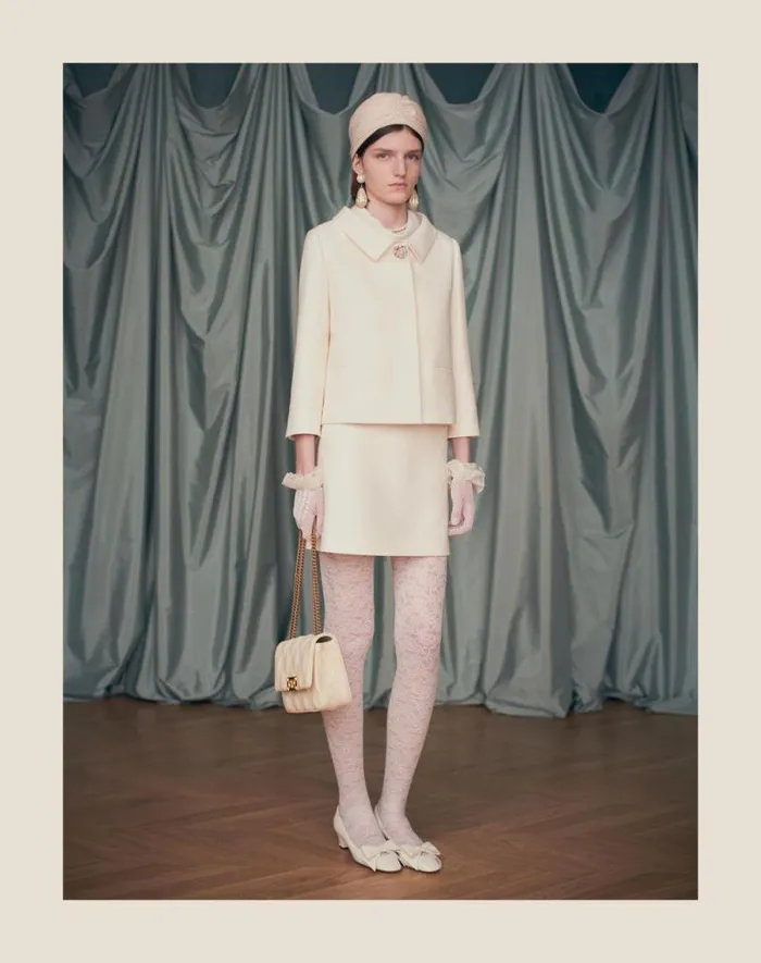 Valentino Skirts Woman Crepe Couture Skirt For Woman In Ivory Ivory