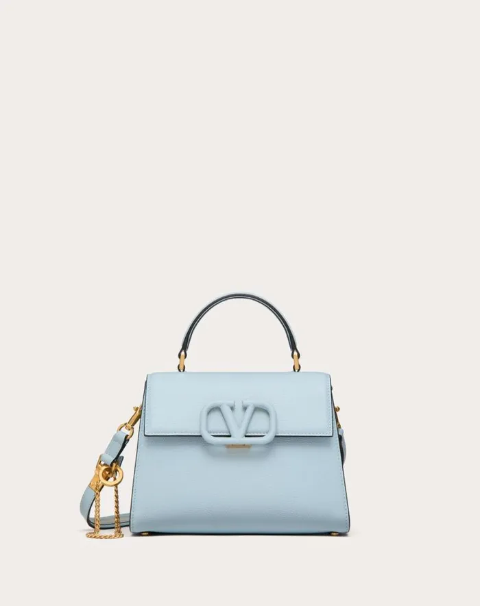 Valentino Top Handle Bags Woman Small Vsling Grainy Calfskin Handbag For Woman In Rose Cannelle Rose Cannelle Valentino Top Handle Bags Woman Small Vsling Grainy Calfskin Handbag For Woman In Rose Cannelle Rose Cannelle