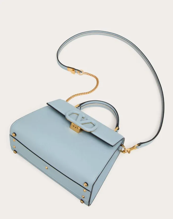 Valentino Top Handle Bags Woman Small Vsling Grainy Calfskin Handbag For Woman In Rose Cannelle Rose Cannelle Valentino Top Handle Bags Woman Small Vsling Grainy Calfskin Handbag For Woman In Rose Cannelle Rose Cannelle