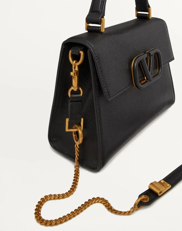 Valentino Top Handle Bags Woman Small Vsling Grainy Calfskin Handbag For Woman In Rose Cannelle Rose Cannelle Valentino Top Handle Bags Woman Small Vsling Grainy Calfskin Handbag For Woman In Rose Cannelle Rose Cannelle