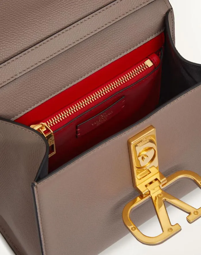 Valentino Top Handle Bags Woman Small Vsling Grainy Calfskin Handbag For Woman In Rose Cannelle Rose Cannelle Valentino Top Handle Bags Woman Small Vsling Grainy Calfskin Handbag For Woman In Rose Cannelle Rose Cannelle