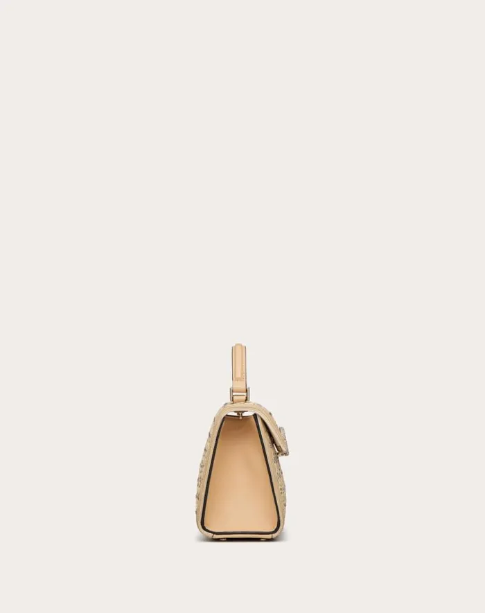 Valentino Top Handle Bags Woman Valentino Garavani Vsling Mini Embroidered Handbag For Woman In Naturalcrystalbeige Naturalcrystalbeige Valentino Top Handle Bags Woman Valentino Garavani Vsling Mini Embroidered Handbag For Woman In Naturalcrystalbeige Naturalcrystalbeige