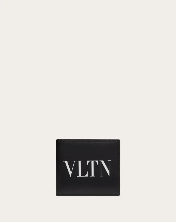 Valentino Wallets And Small Leather Goods Man Vltn Wallet For Man In Blackwhite Blackwhite Valentino Wallets And Small Leather Goods Man Vltn Wallet For Man In Blackwhite Blackwhite