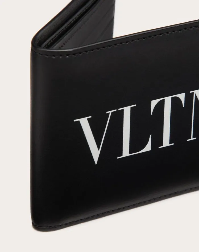 Valentino Wallets And Small Leather Goods Man Vltn Wallet For Man In Blackwhite Blackwhite Valentino Wallets And Small Leather Goods Man Vltn Wallet For Man In Blackwhite Blackwhite