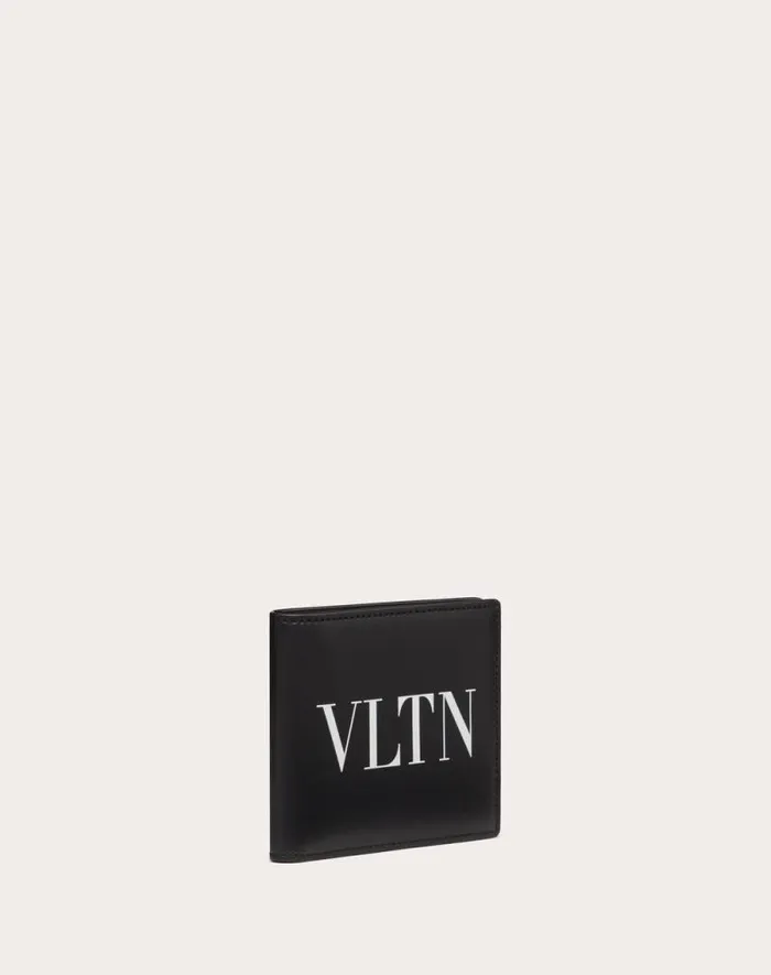 Valentino Wallets And Small Leather Goods Man Vltn Wallet For Man In Blackwhite Blackwhite Valentino Wallets And Small Leather Goods Man Vltn Wallet For Man In Blackwhite Blackwhite
