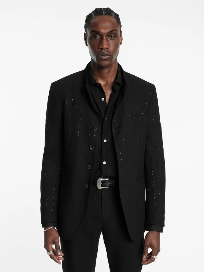 VARICK JACKET Black Men John Varvatos Suit Jackets