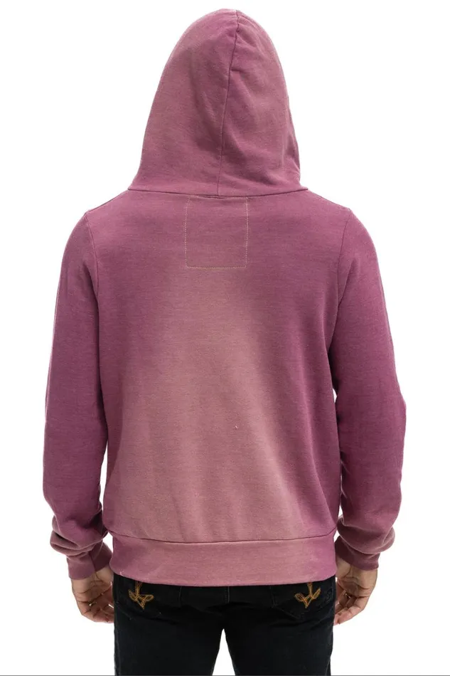 Venice Surfer Zip Hoodie 8211 Faded Berry WomenMen Aviator Nation Hoodies