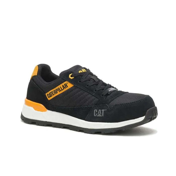 Venward Composite Toe Work Shoe Blackcat Yellow Women Cat Footwear Composite Toe