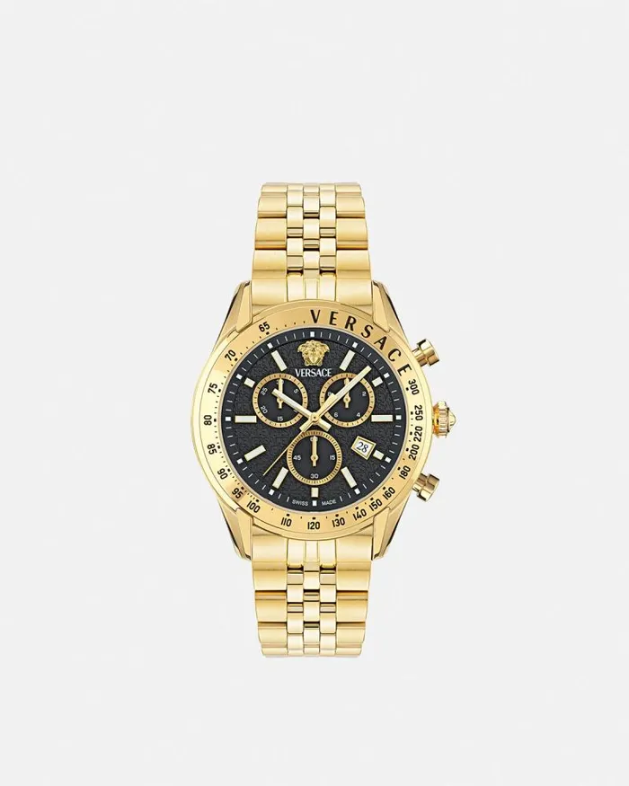 Versace Chrono Master Watch Blackgold Men Versace Watches