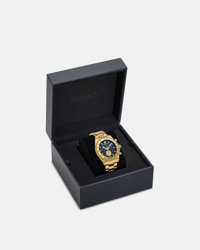 Versace Chrono X Watch Gold Men Versace Watches