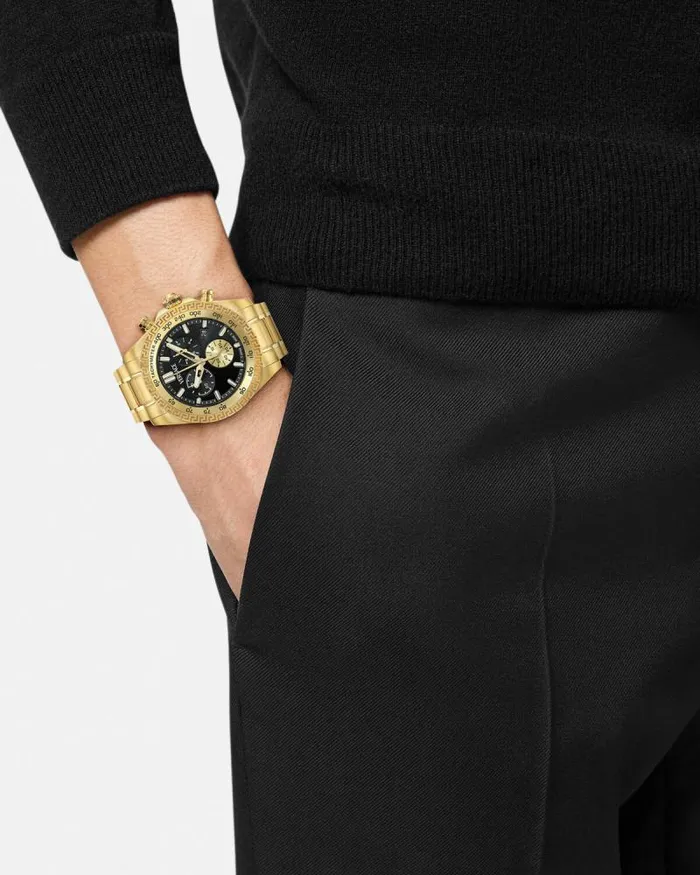 Versace Chrono X Watch Gold Men Versace Watches