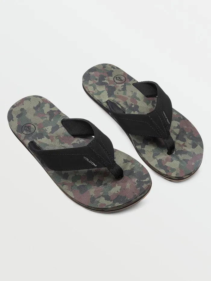 Victor Sandals 8211 Dark Camo Mens Volcom Sandals