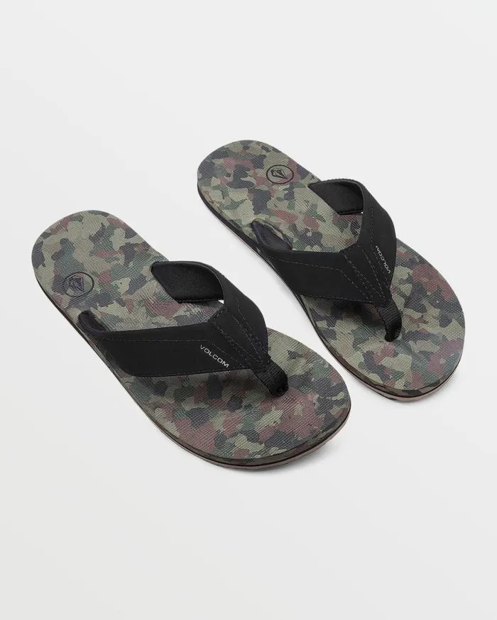 Victor Sandals 8211 Dark Camo Mens Volcom Sandals