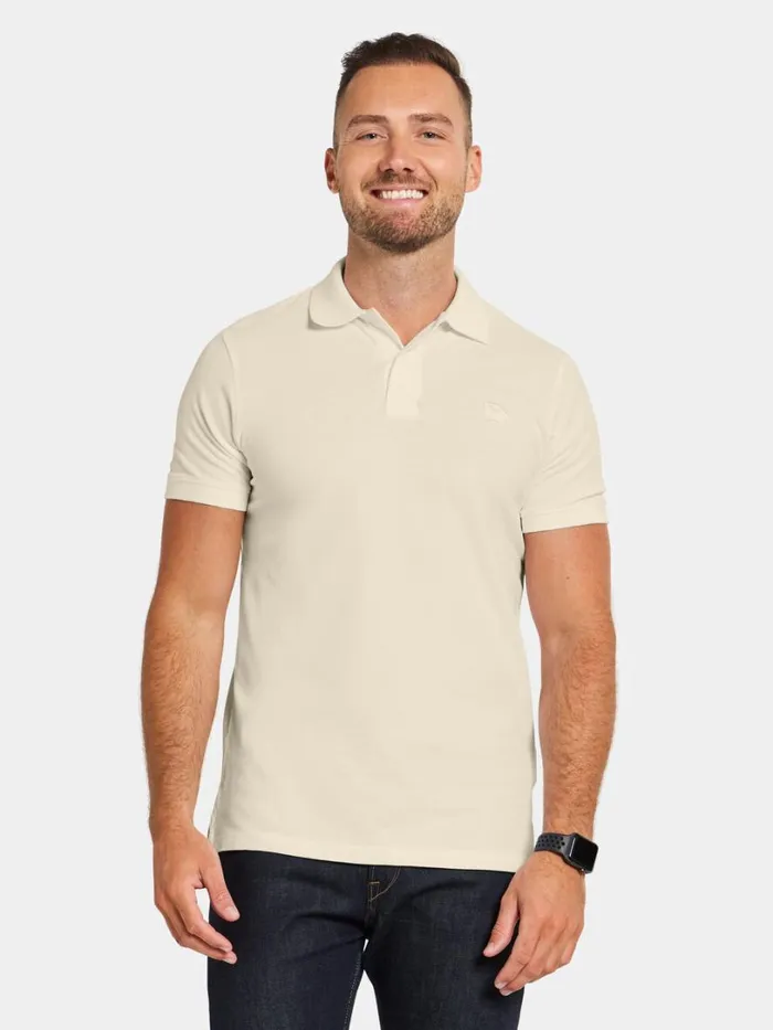 Ville Men039s Pike 3 Light Beige Men Didriksons Tshirts and Polos