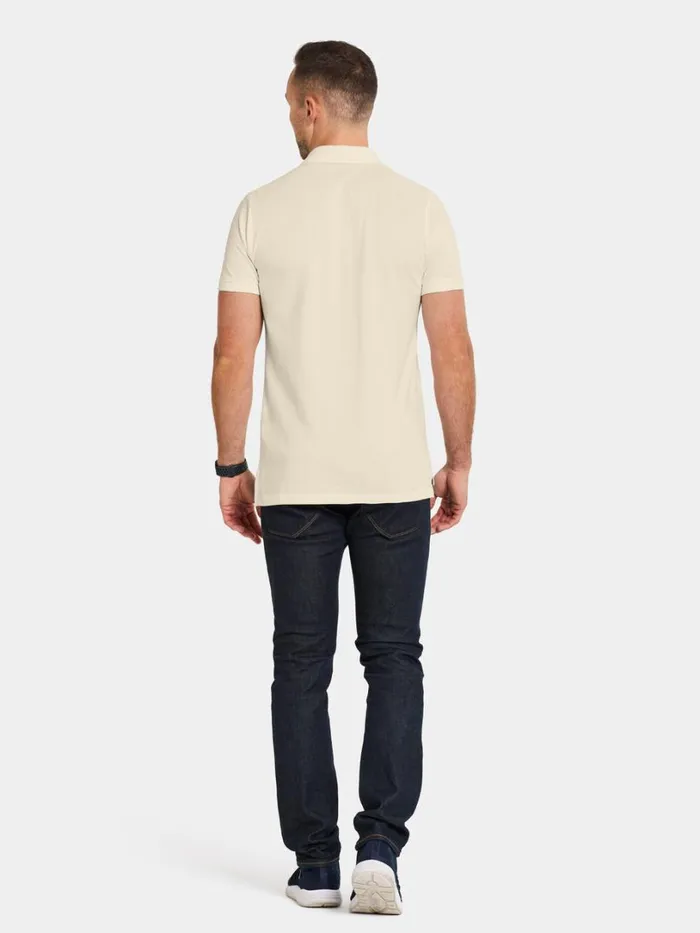 Ville Men039s Pike 3 Light Beige Men Didriksons Tshirts and Polos