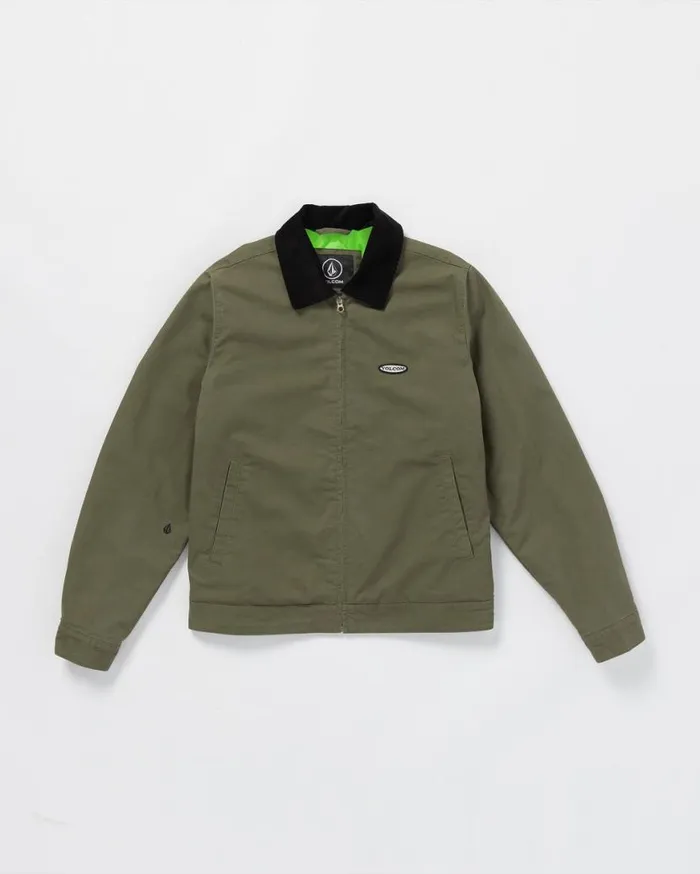 Voider Lined Jacket 8211 Winter Moss Mens Volcom Jackets
