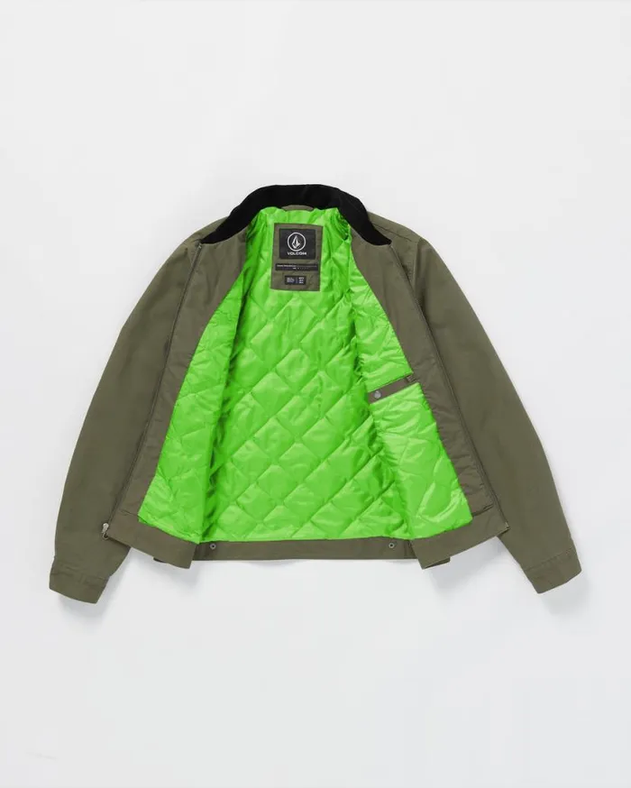 Voider Lined Jacket 8211 Winter Moss Mens Volcom Jackets