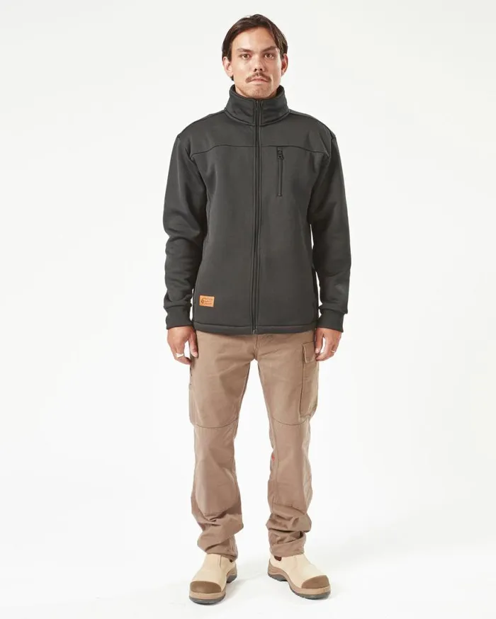 Volcom Workwear Bonded Fleece 8211 Black Mens Volcom Hoodies and Sweatshirts
