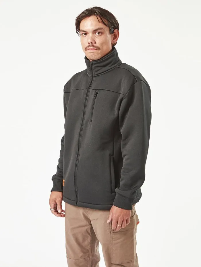 Volcom Workwear Bonded Fleece 8211 Black Mens Volcom Hoodies and Sweatshirts
