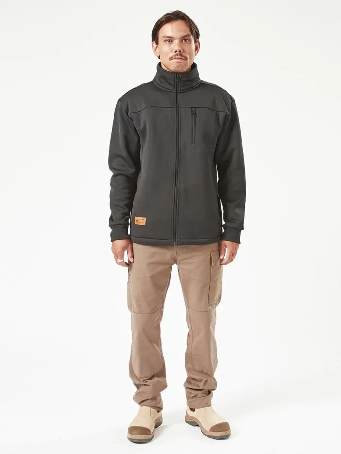 Volcom Workwear Bonded Fleece 8211 Black Mens Volcom Hoodies and Sweatshirts
