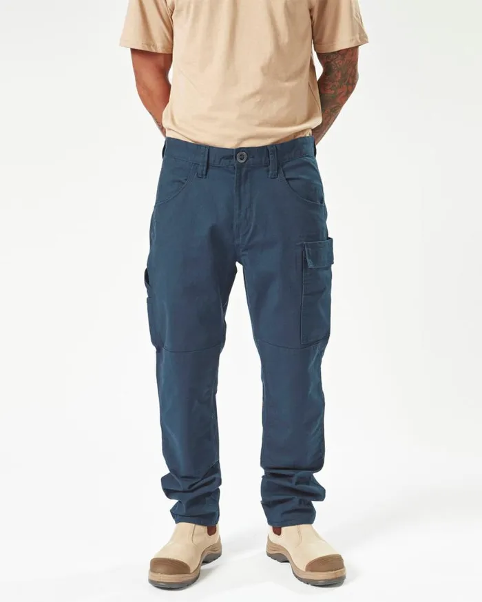 Volcom Workwear Caliper Work Pants 8211 Navy Mens Volcom Pants
