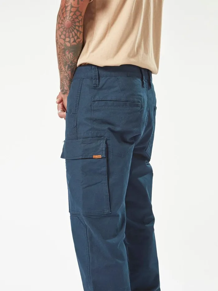 Volcom Workwear Caliper Work Pants 8211 Navy Mens Volcom Pants