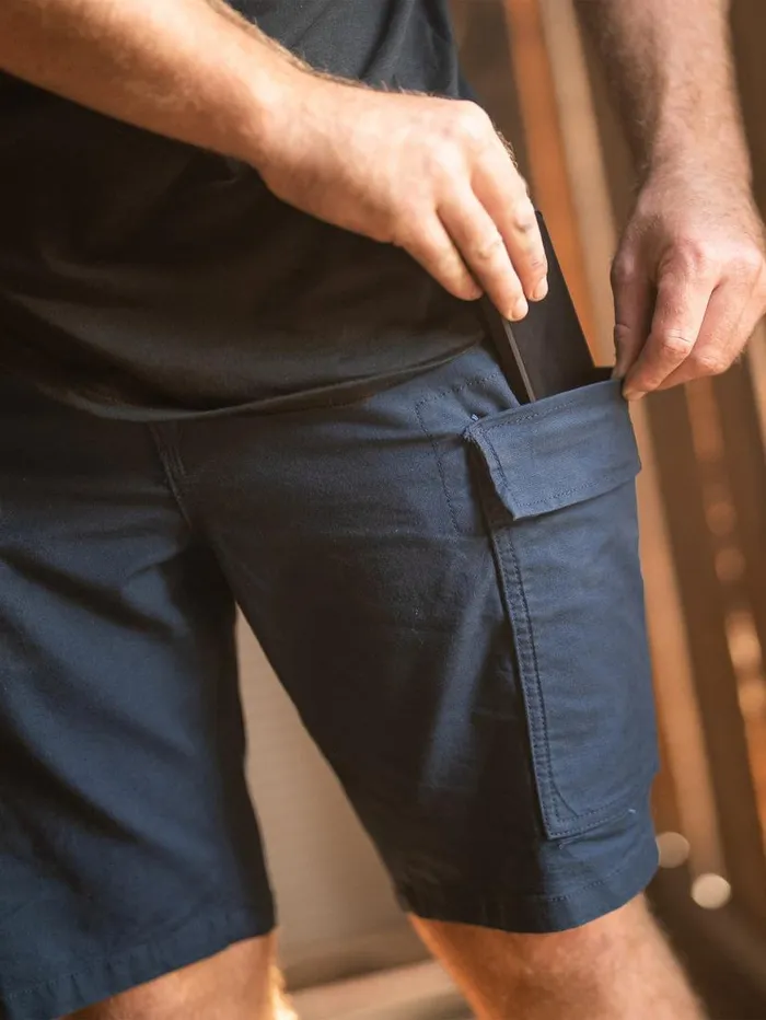 Volcom Workwear Caliper Work Shorts 8211 Navy Mens Volcom Shorts