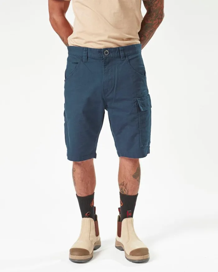 Volcom Workwear Caliper Work Shorts 8211 Navy Mens Volcom Shorts