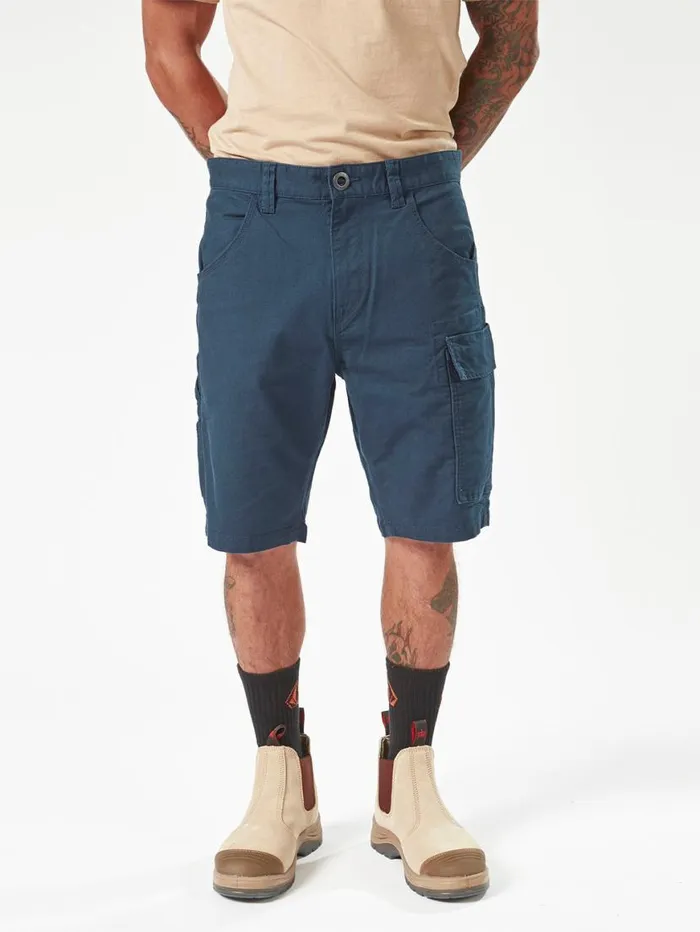 Volcom Workwear Caliper Work Shorts 8211 Navy Mens Volcom Shorts