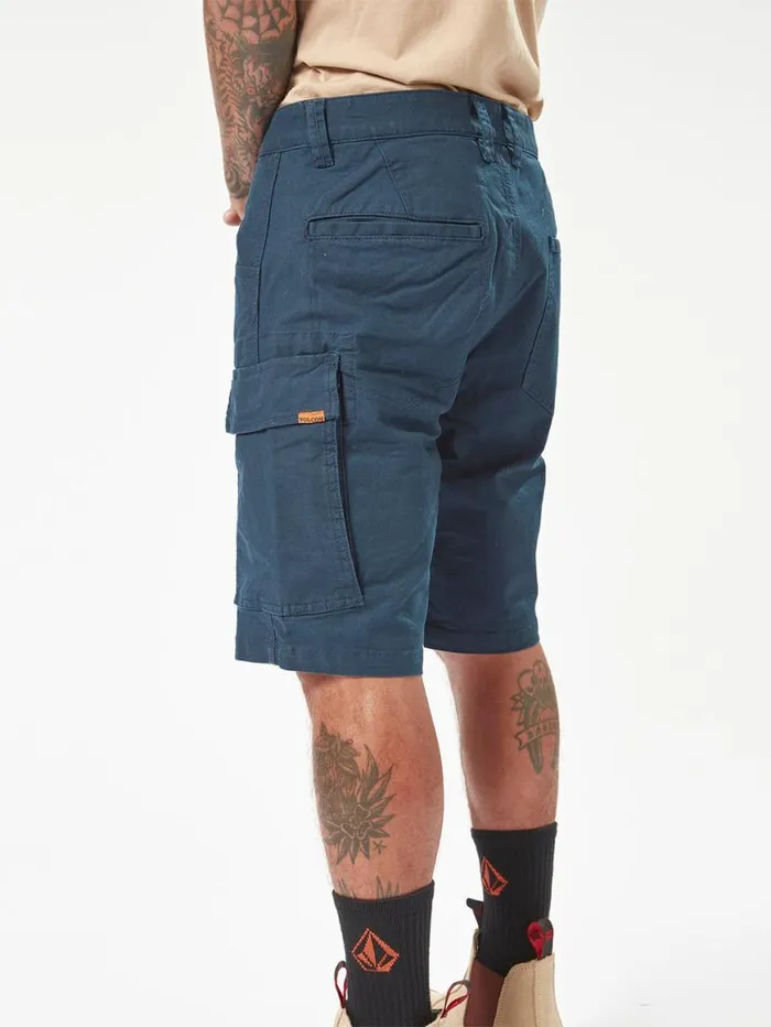 Volcom Workwear Caliper Work Shorts 8211 Navy Mens Volcom Shorts