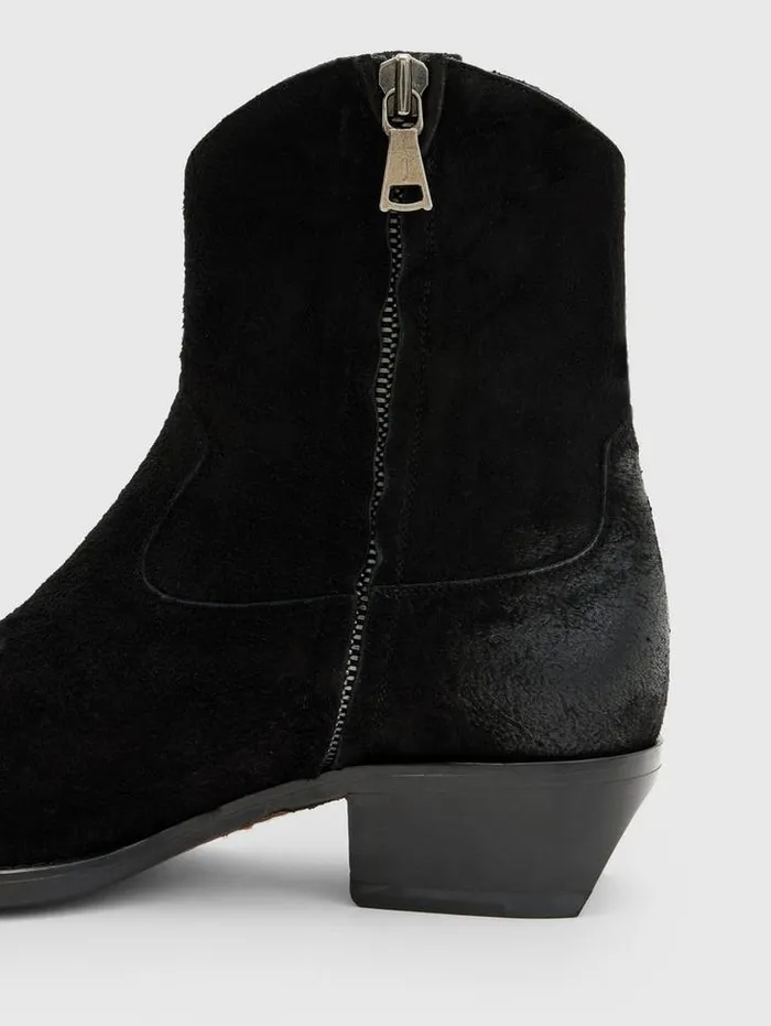 WALKER TIPPED WESTERN BOOT Black Men John Varvatos Leather Boots