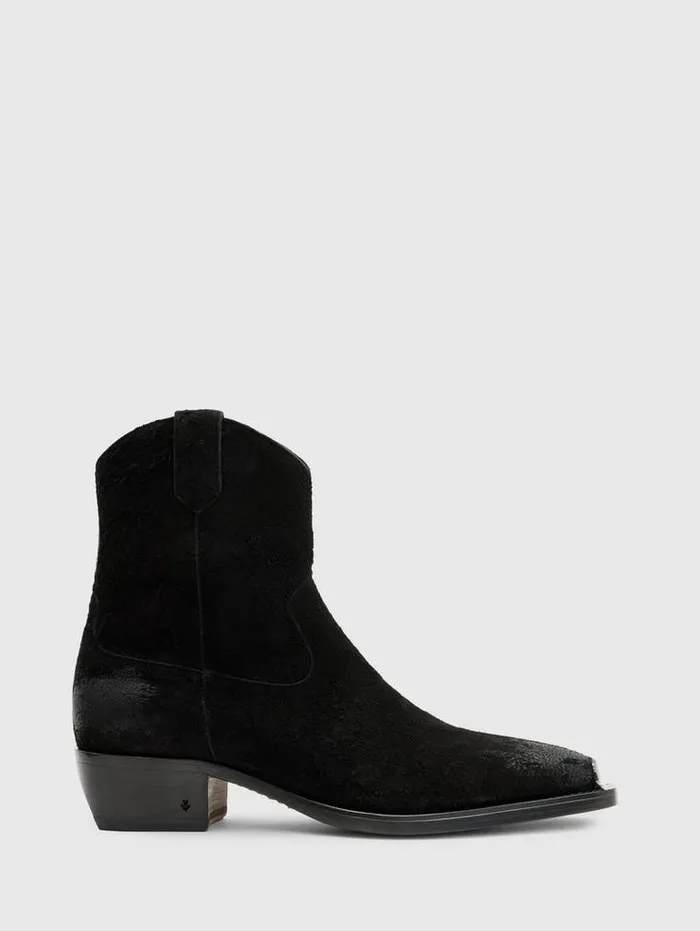 WALKER TIPPED WESTERN BOOT Black Men John Varvatos Leather Boots