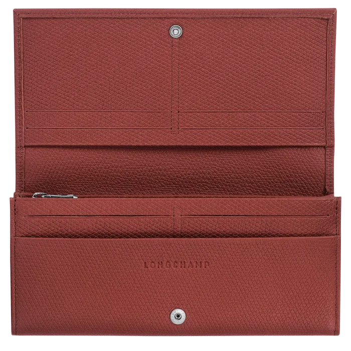 Wallets Longchamp Women Le Roseau Flap wallet ChestnutChestnutChestnut Wallets Longchamp Women Le Roseau Flap wallet ChestnutChestnutChestnut