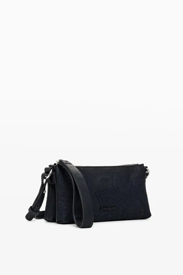 Wallets Women Desigual XL Embroidered Wallet Black