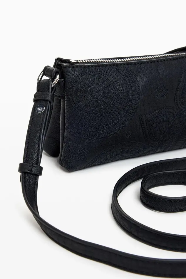 Wallets Women Desigual XL Embroidered Wallet Black