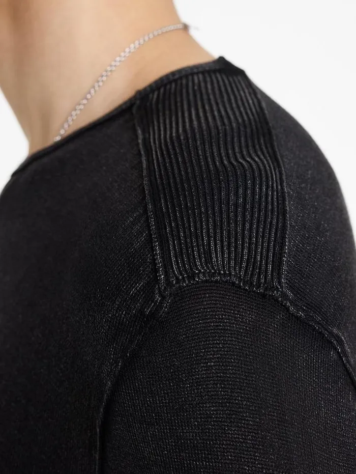 WALTER CREW NECK SWEATER Black Men John Varvatos Sweaters