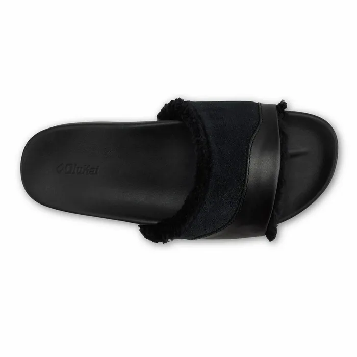 Warm Weather Women Olukai Hala Slide Slide Slipper Sandals 8211 Black