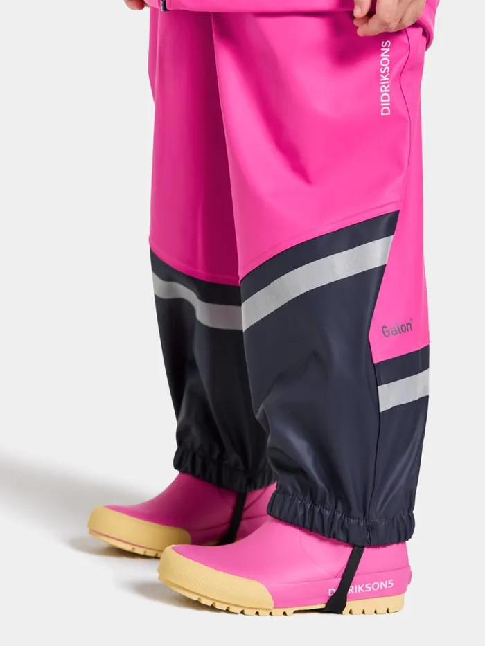 Waterman Kid039s Set Classic Plastic Pink Kids Didriksons Unlined Rain Set
