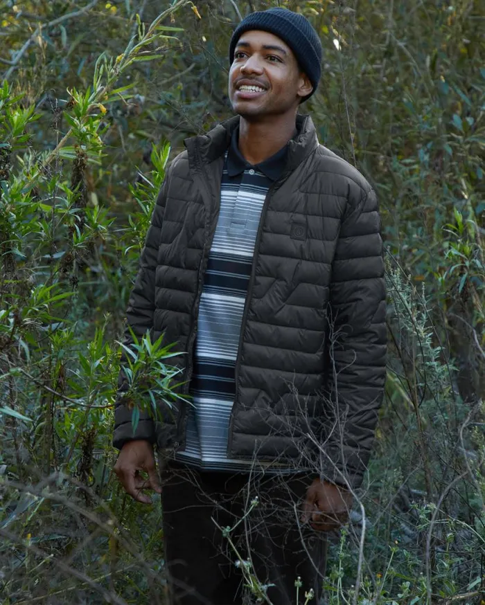 Weestone Puff Jacket 8211 Black Mens Volcom Hiking