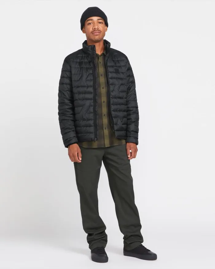 Weestone Puff Jacket 8211 Black Mens Volcom Hiking