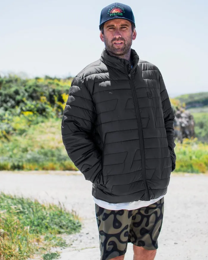 Weestone Puff Jacket 8211 Black Mens Volcom Hiking