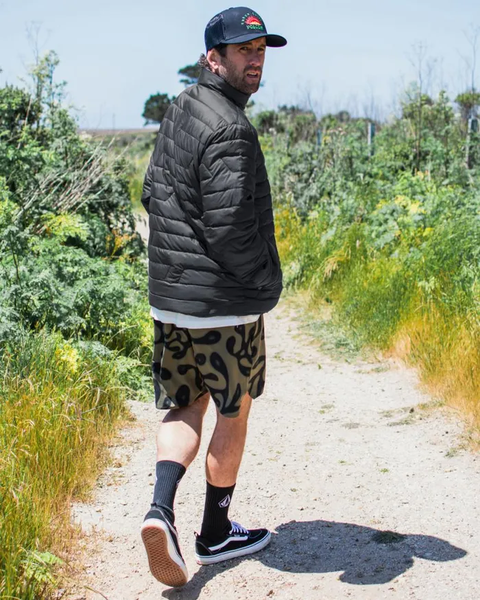Weestone Puff Jacket 8211 Black Mens Volcom Hiking